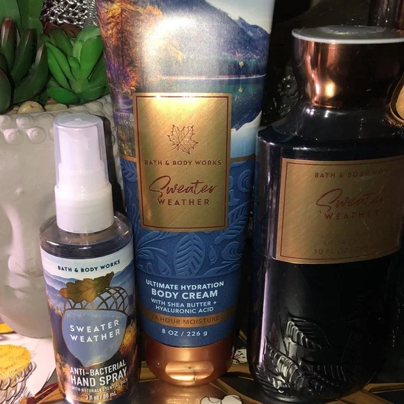 Bath and Bodyworks Sweater Weather Gift Set Combo Brand New - Picture 3 of 5